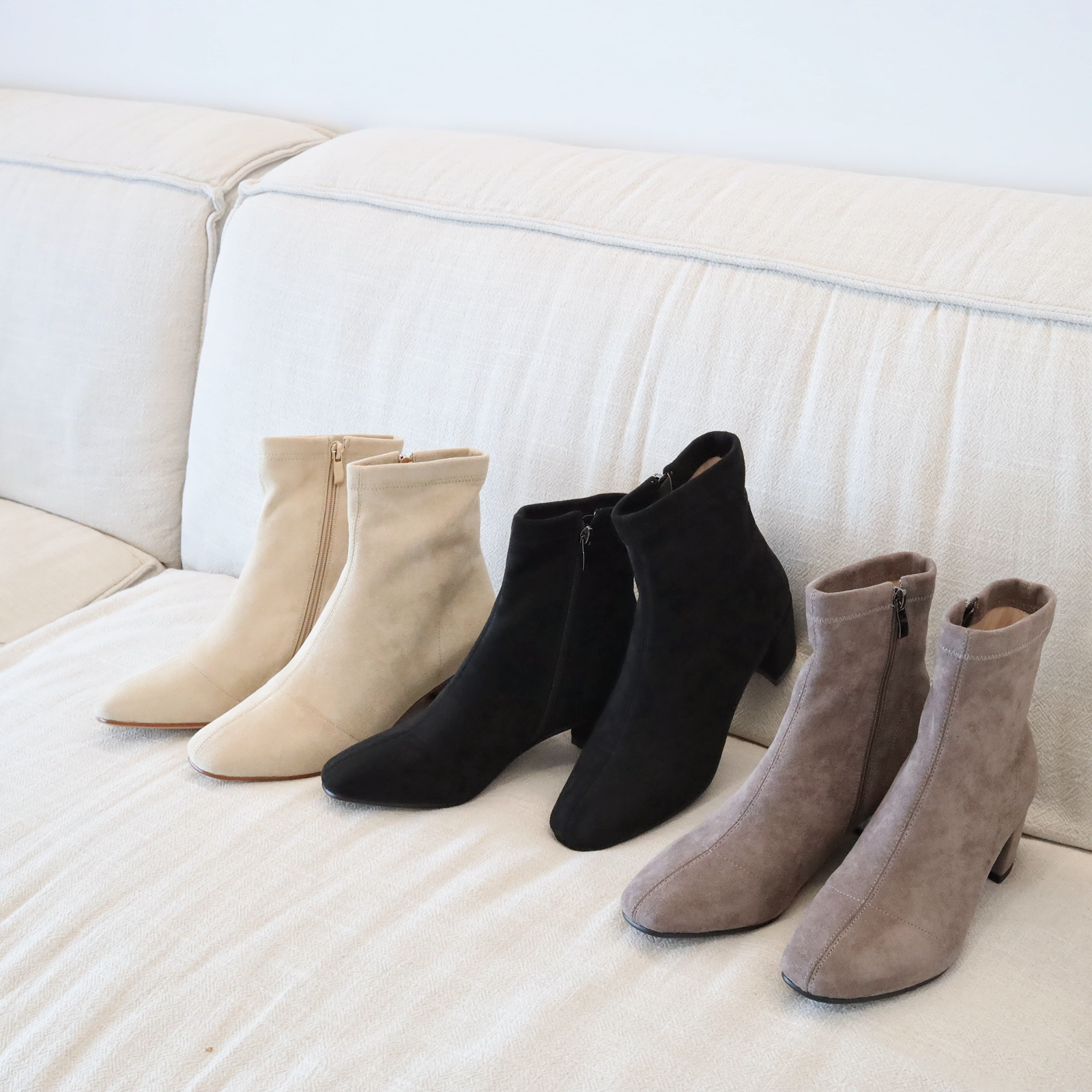 預訂 升級版 AW1101 Suede Ankle Boots