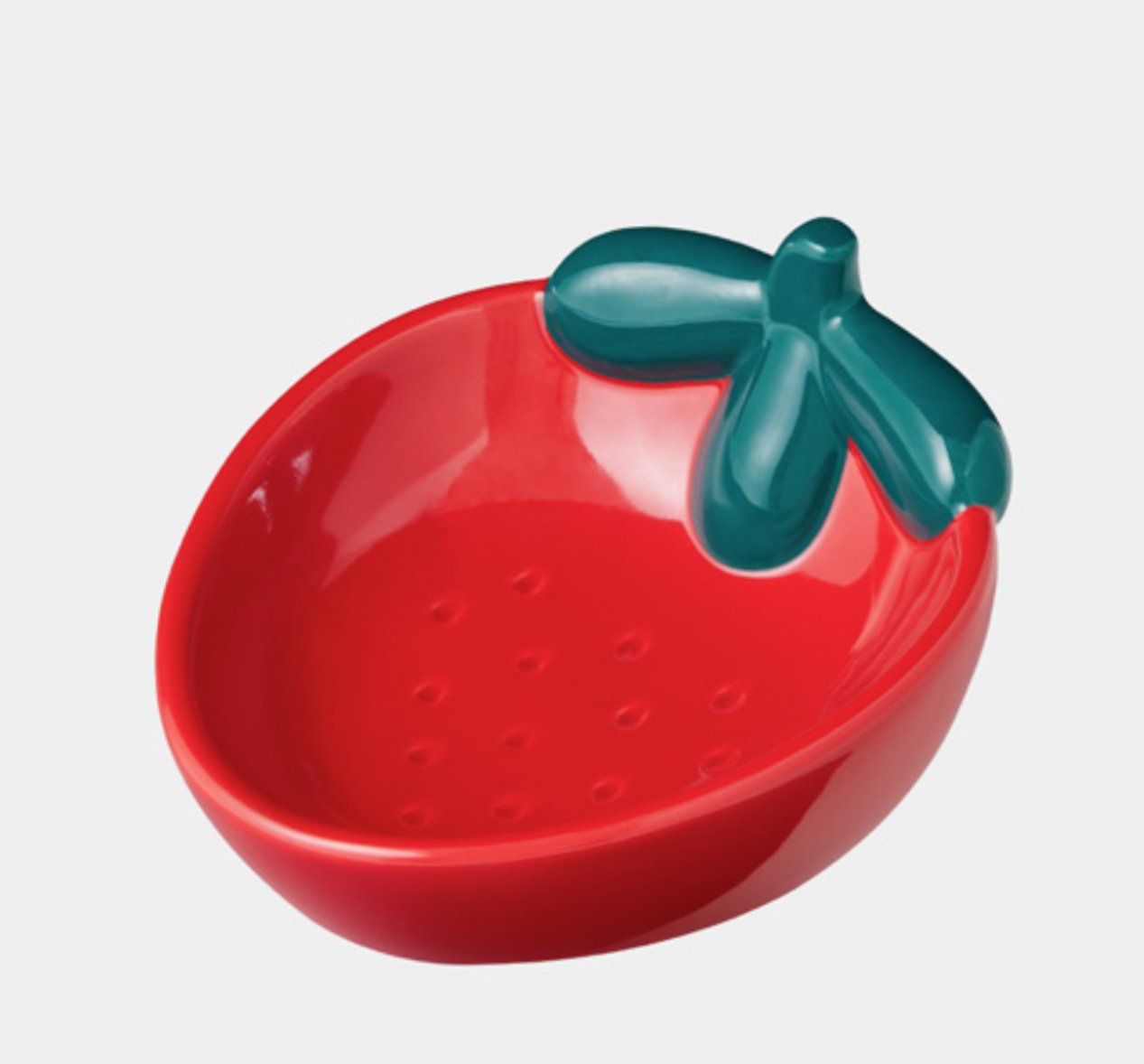 Vetreska - Strawberry Ceramic Pet Bowl
