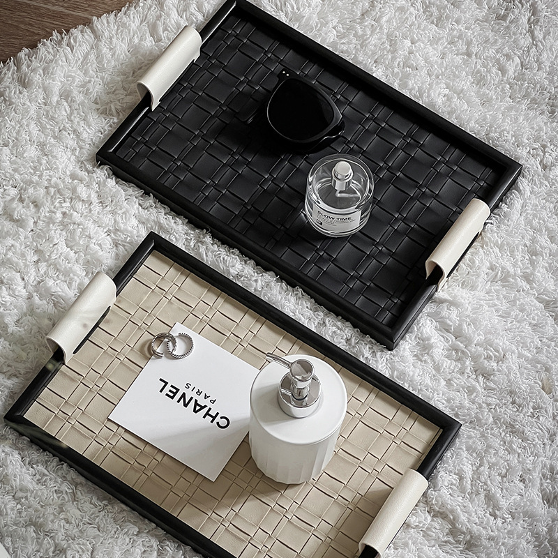 《5236》輕奢皮革首飾收納盤