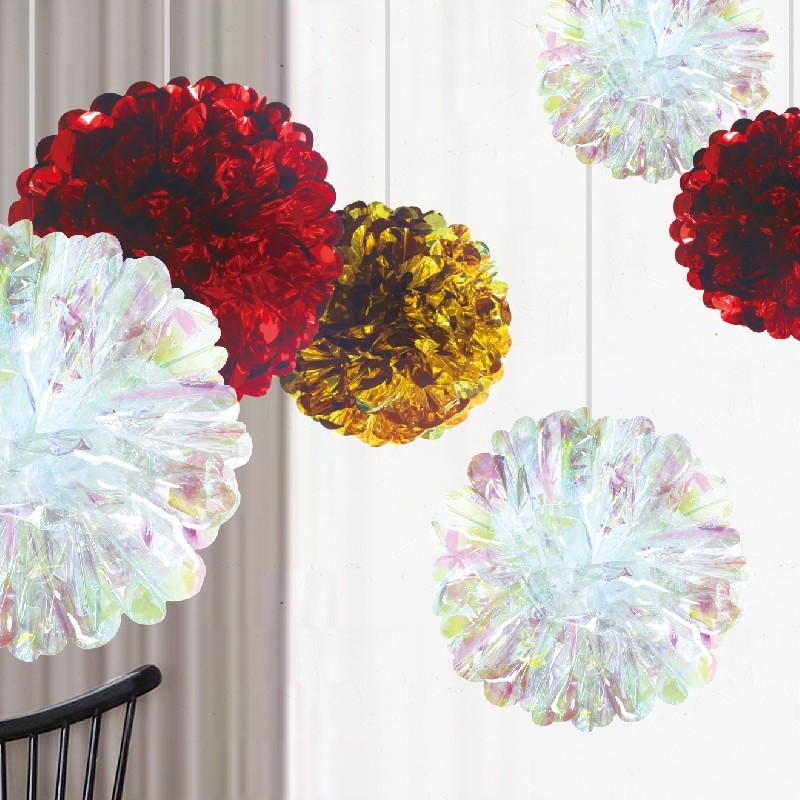 四季紙品 裝飾花球(大) 幻彩【ML163-01】