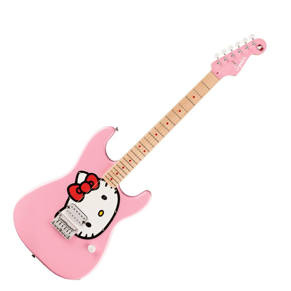 【預購限量聯名】Squier Limited Edition Hello Kitty Stratocaster 聯名款電吉他