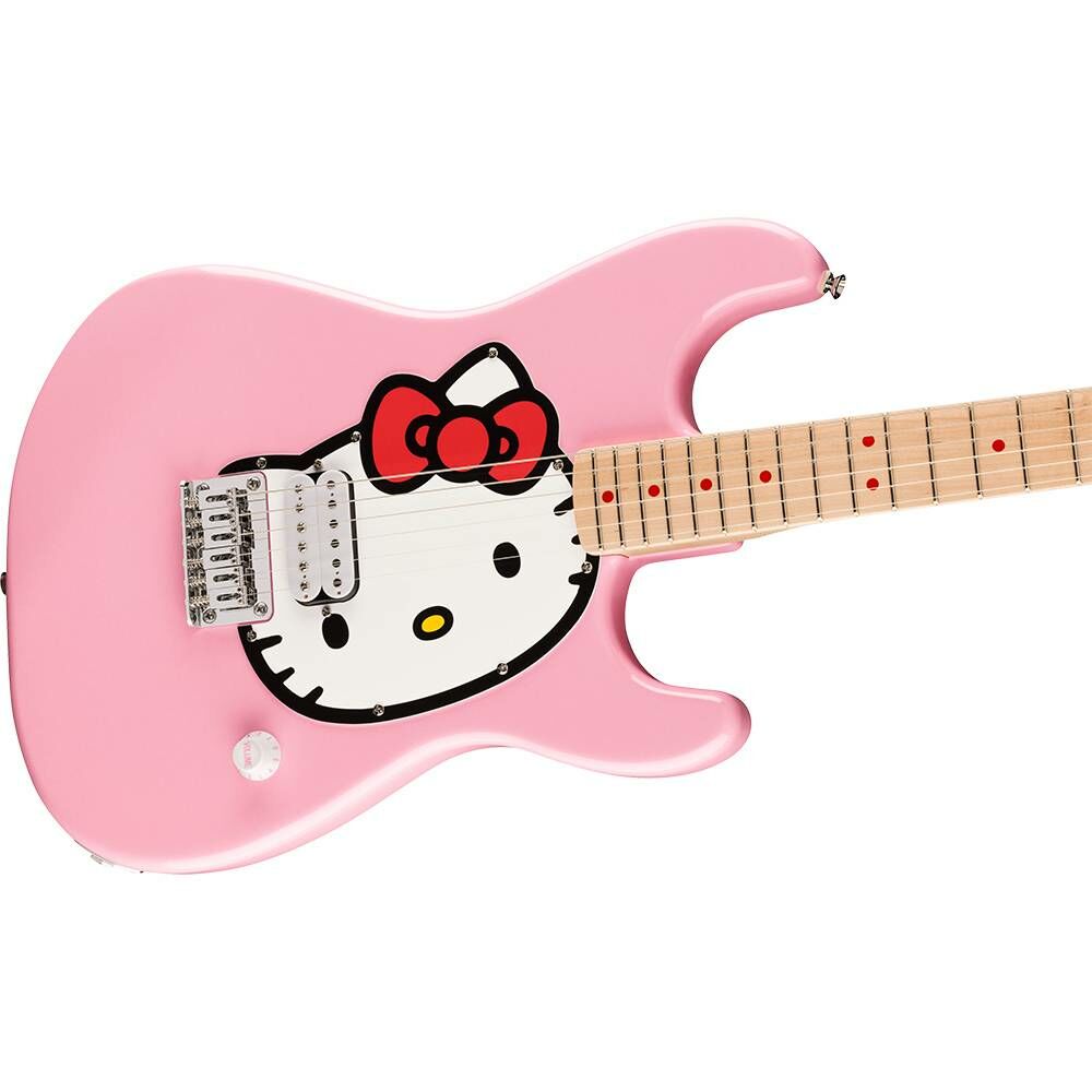 【預購限量聯名】Squier Limited Edition Hello Kitty Stratocaster 聯名款電吉他 第 3 張圖片｜三峽吉他 / Bass