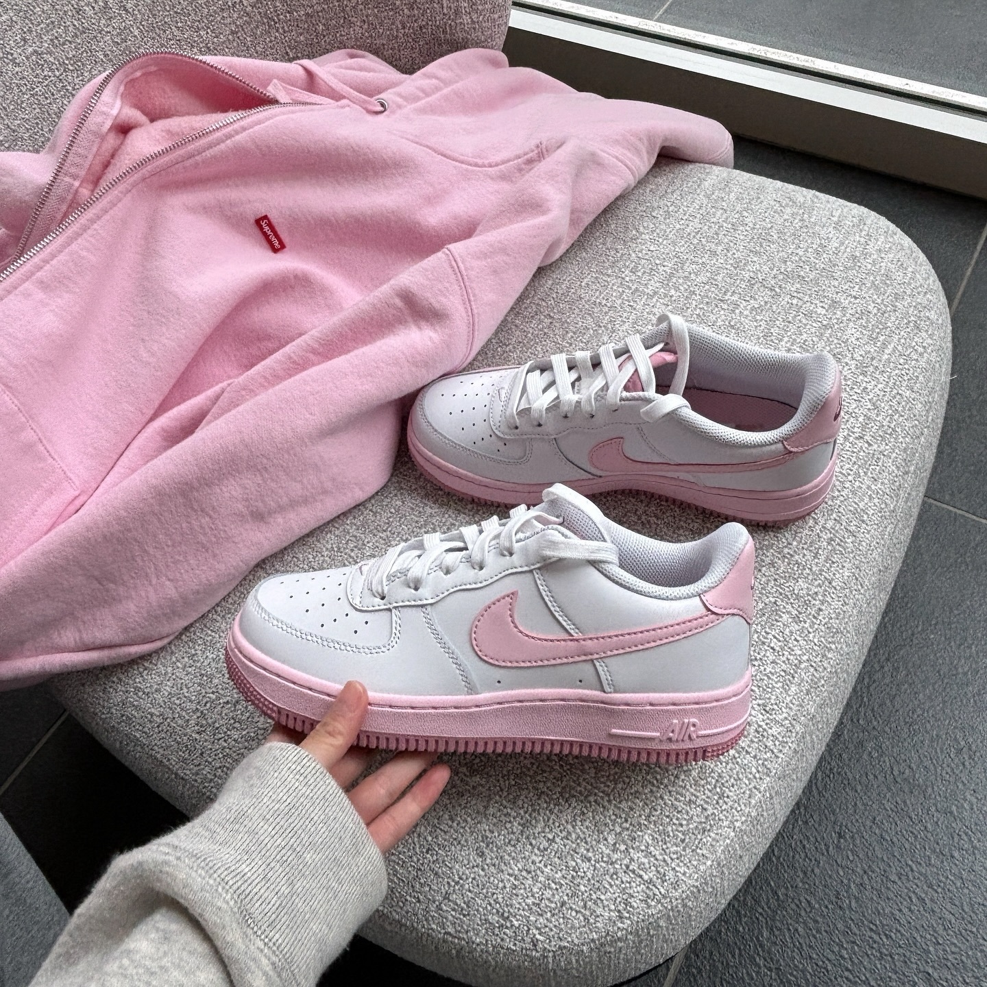 Nike Air Force 1 日本新款 草莓牛奶 櫻花粉 AF1 FV5948-100