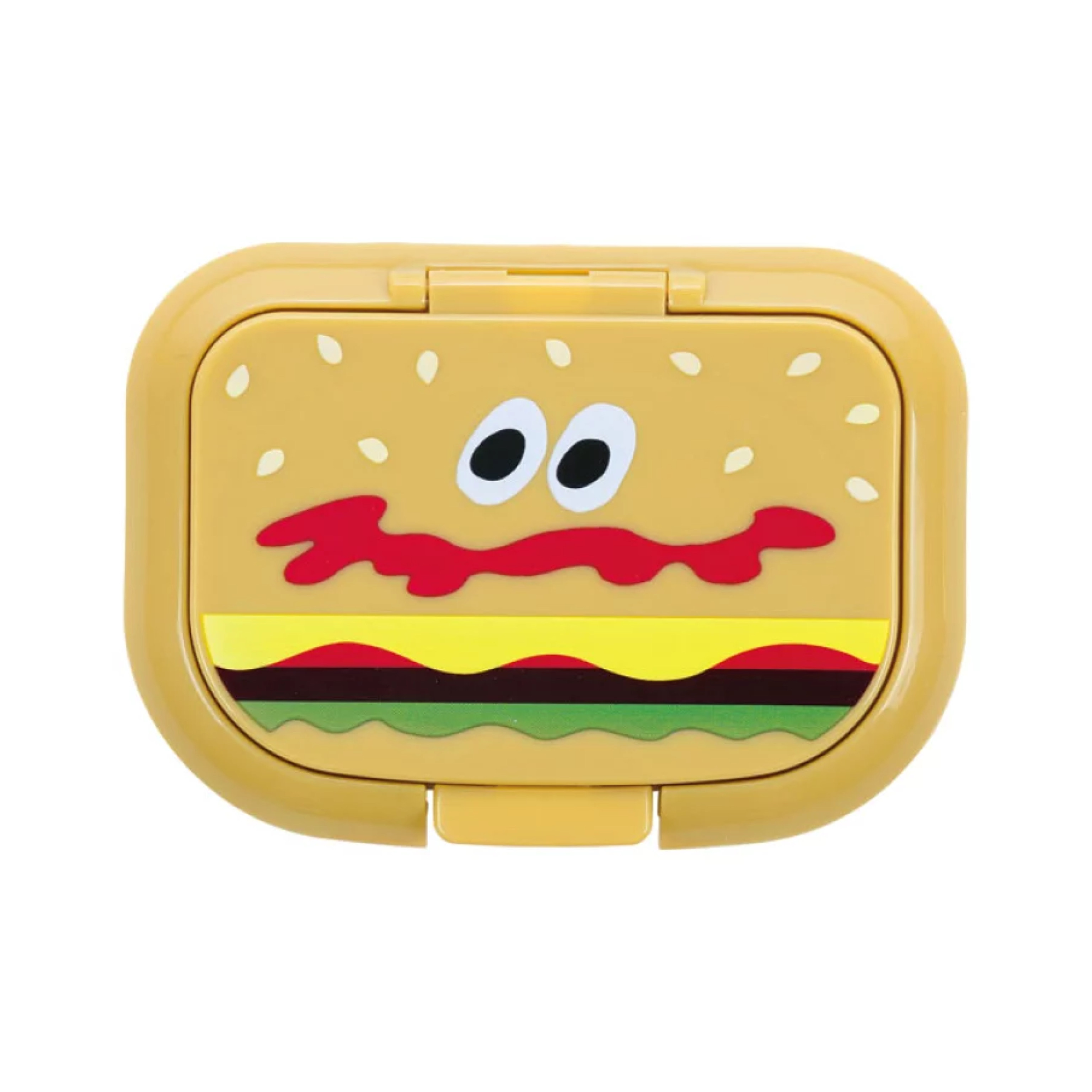 JP 漢堡包造型 濕紙巾蓋 抗菌 0226