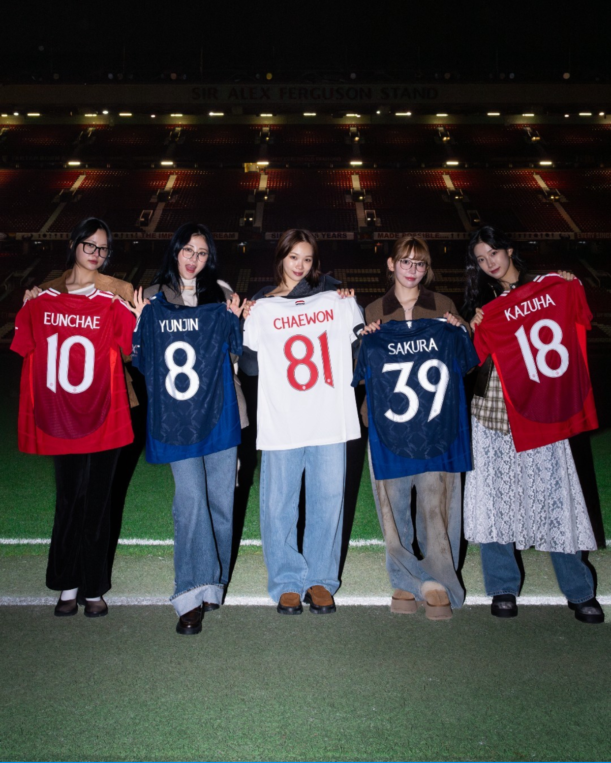 2024 Manchester United Third Away Shirt with LESSERAFIM Nameset