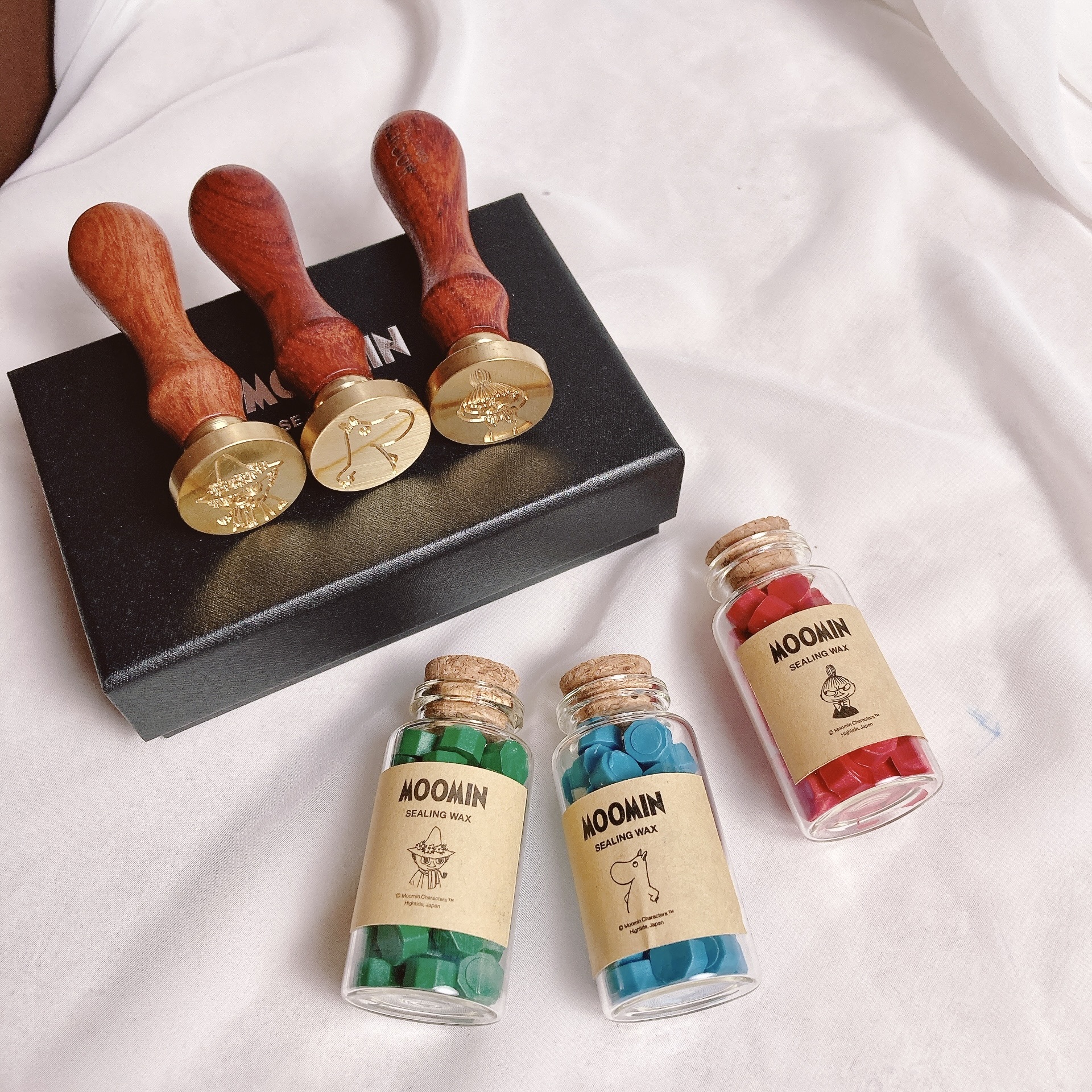 Moomin|封蠟印章組（紅、藍、綠三色可選）