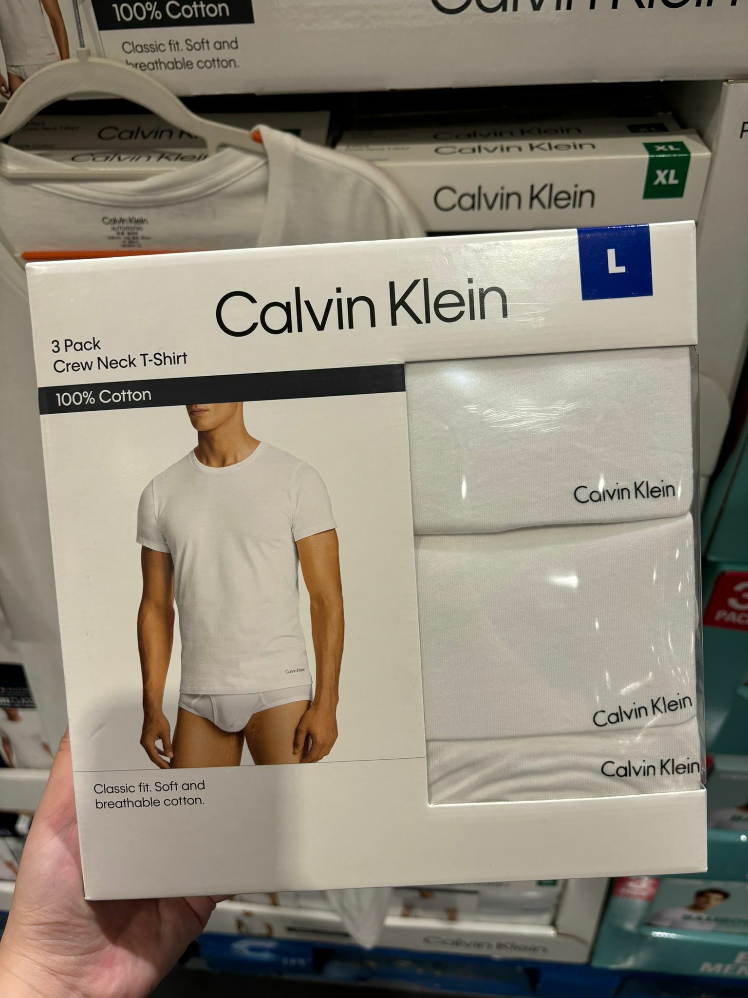 CK MEN’ S CREWNECK TEE 男士圓領T恤3件組