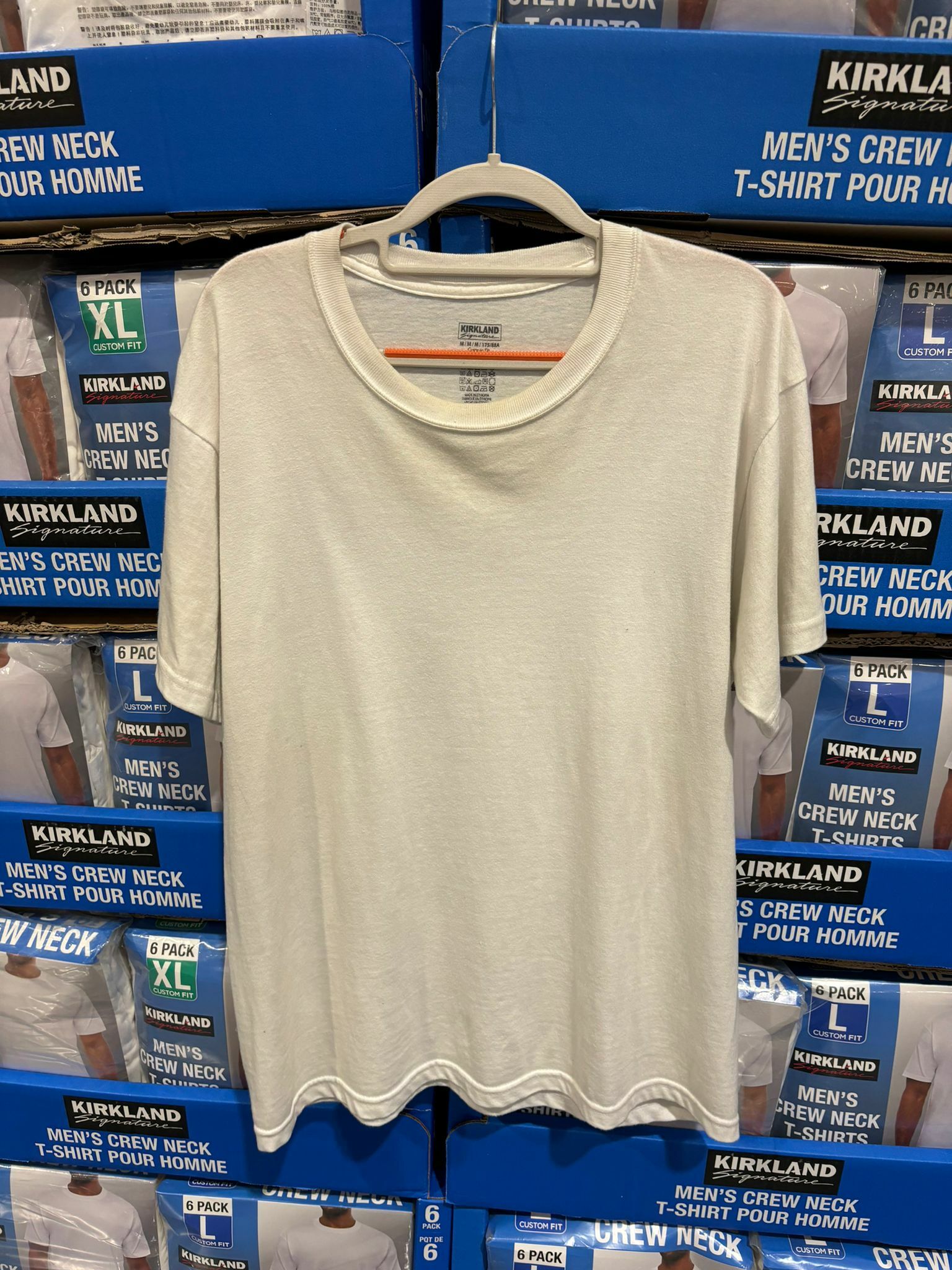 KIRKLAND 男式圓領T恤6件組