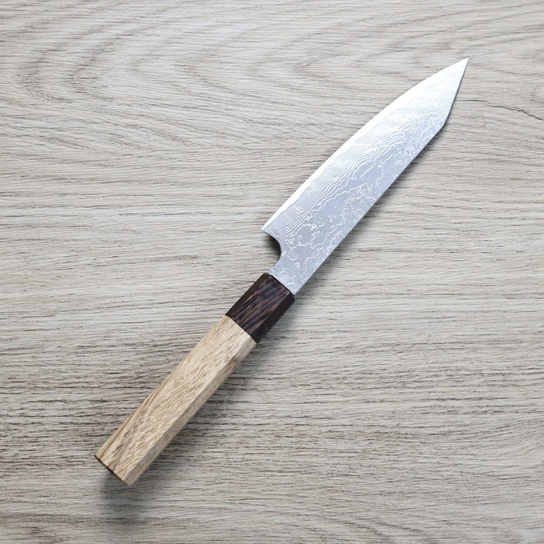 鳩野憲志朗 蔬果刀 135mm SG2 鑽石大馬士革