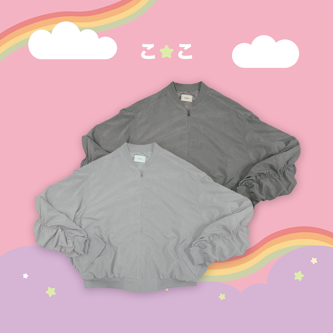 こ♡こ oversize 落肩飛行外套