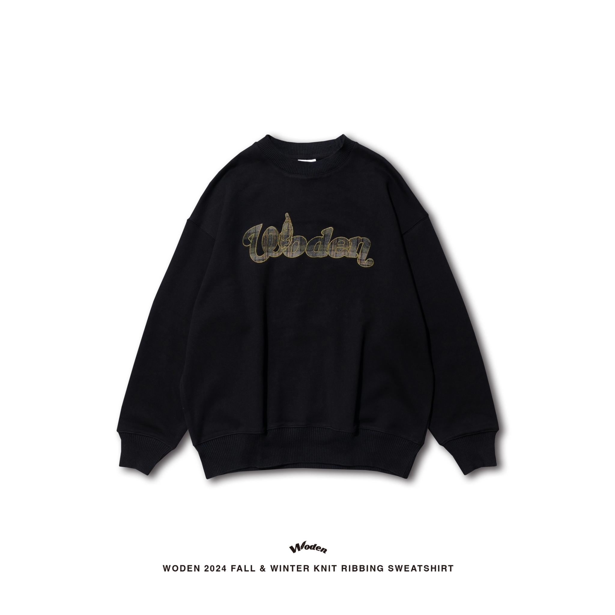 WODEN 2024 FALL &WINTER 032 KNIT RIBBING SWEATSHIRT