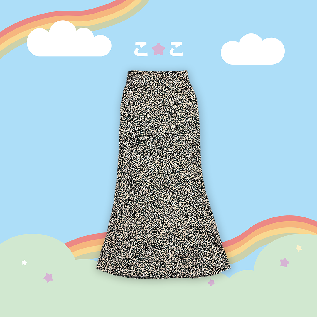 こ♡こ 豹紋魚尾裙