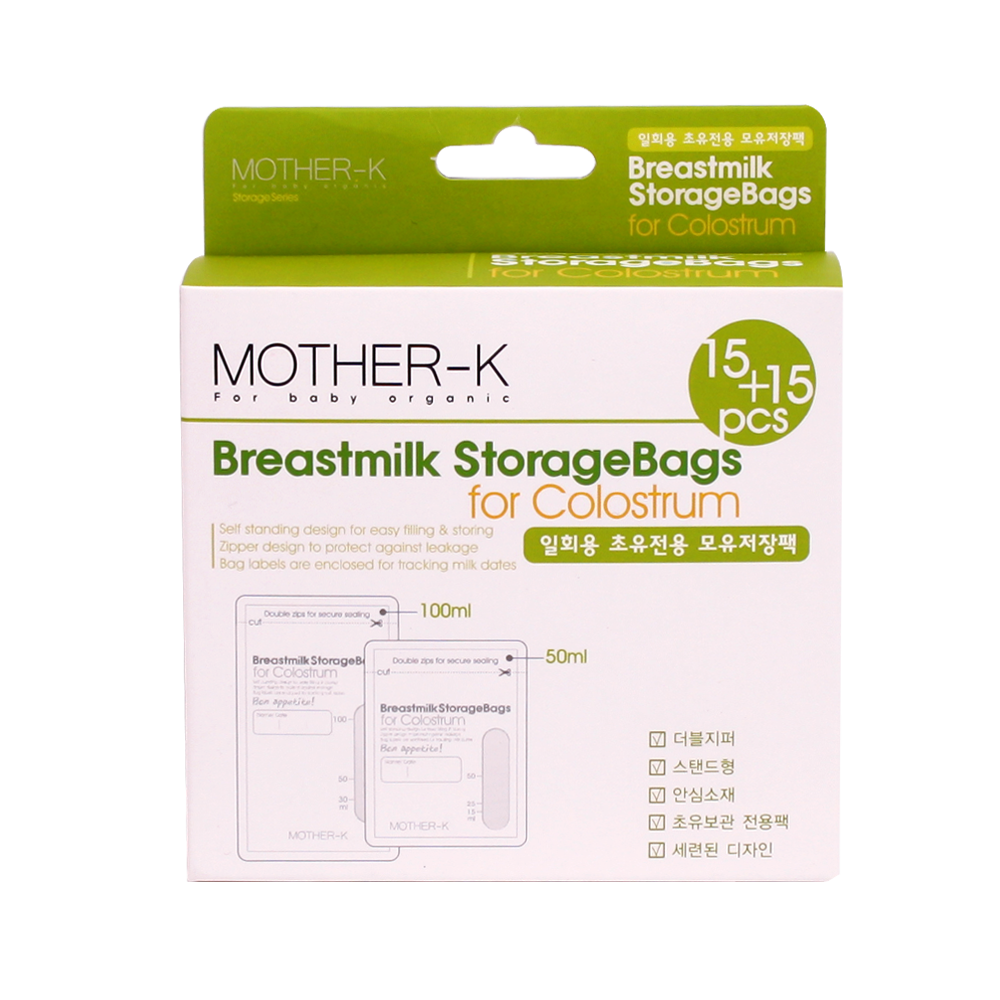 Mother-K 母乳抗菌袋  50ml/100ml