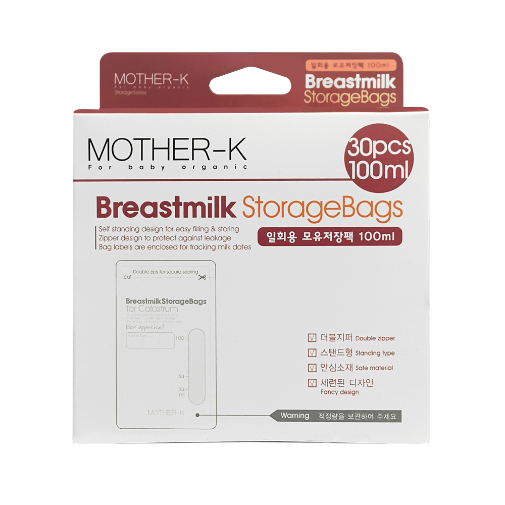 Mother-K - 母乳抗菌袋 100ml-30pc