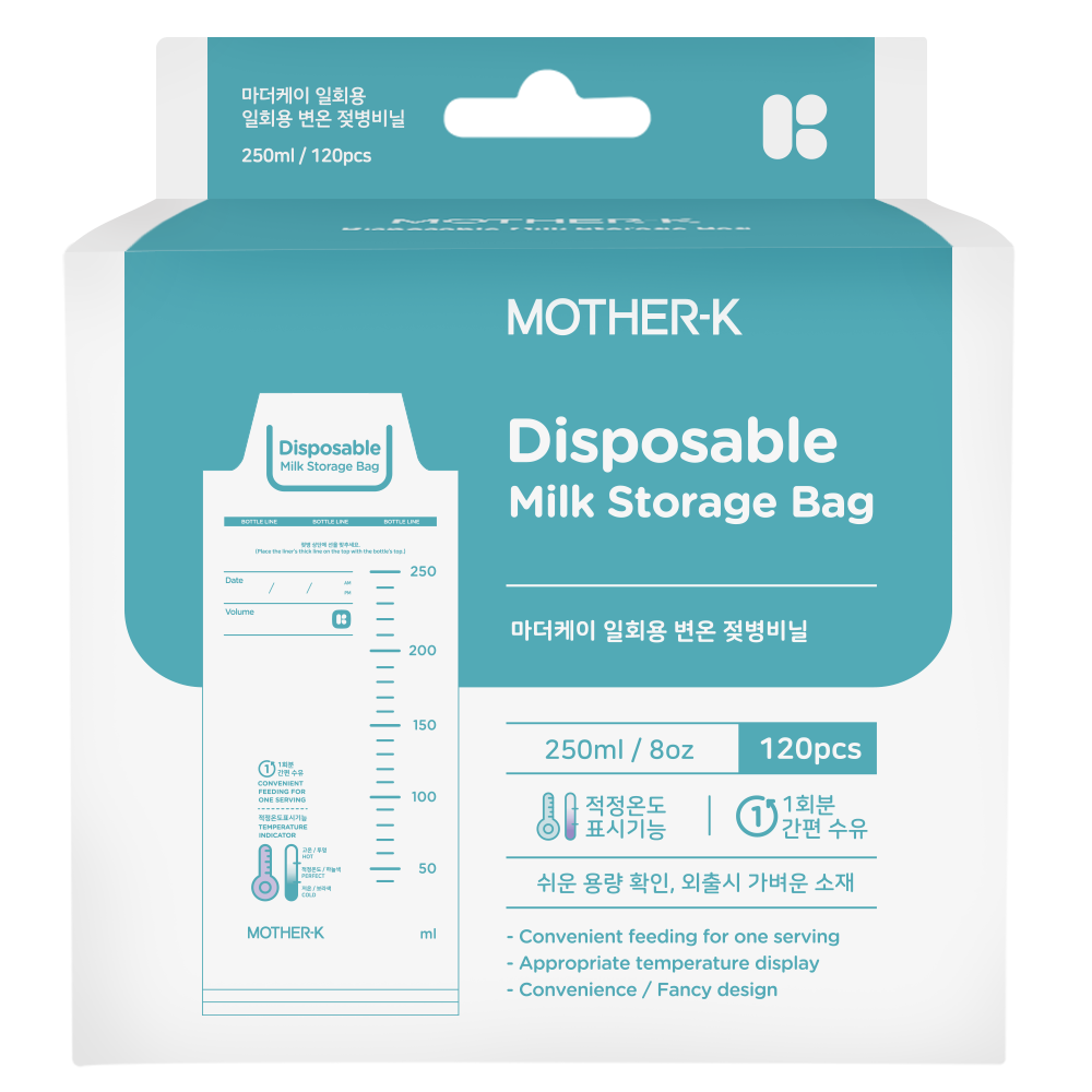 Mother - K 溫感免洗奶瓶袋 250ml (120 pcs)