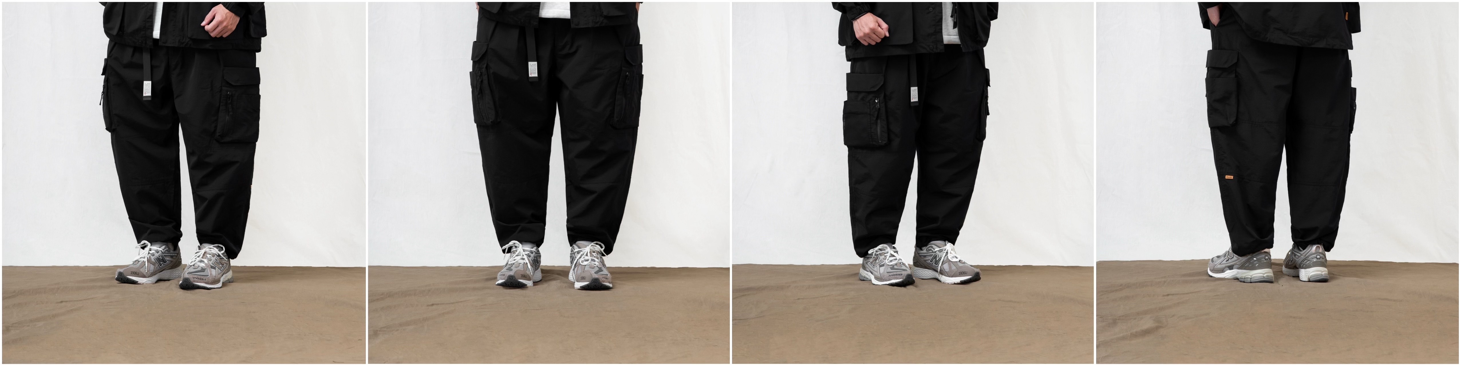 PERSEVERE WATER-REPELLENT MULTI-POCKET CARGO PANTS - BL