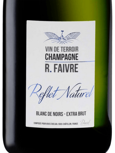 R. Faivre 'Reflet Naturel' Blanc de Noirs Extra Brut