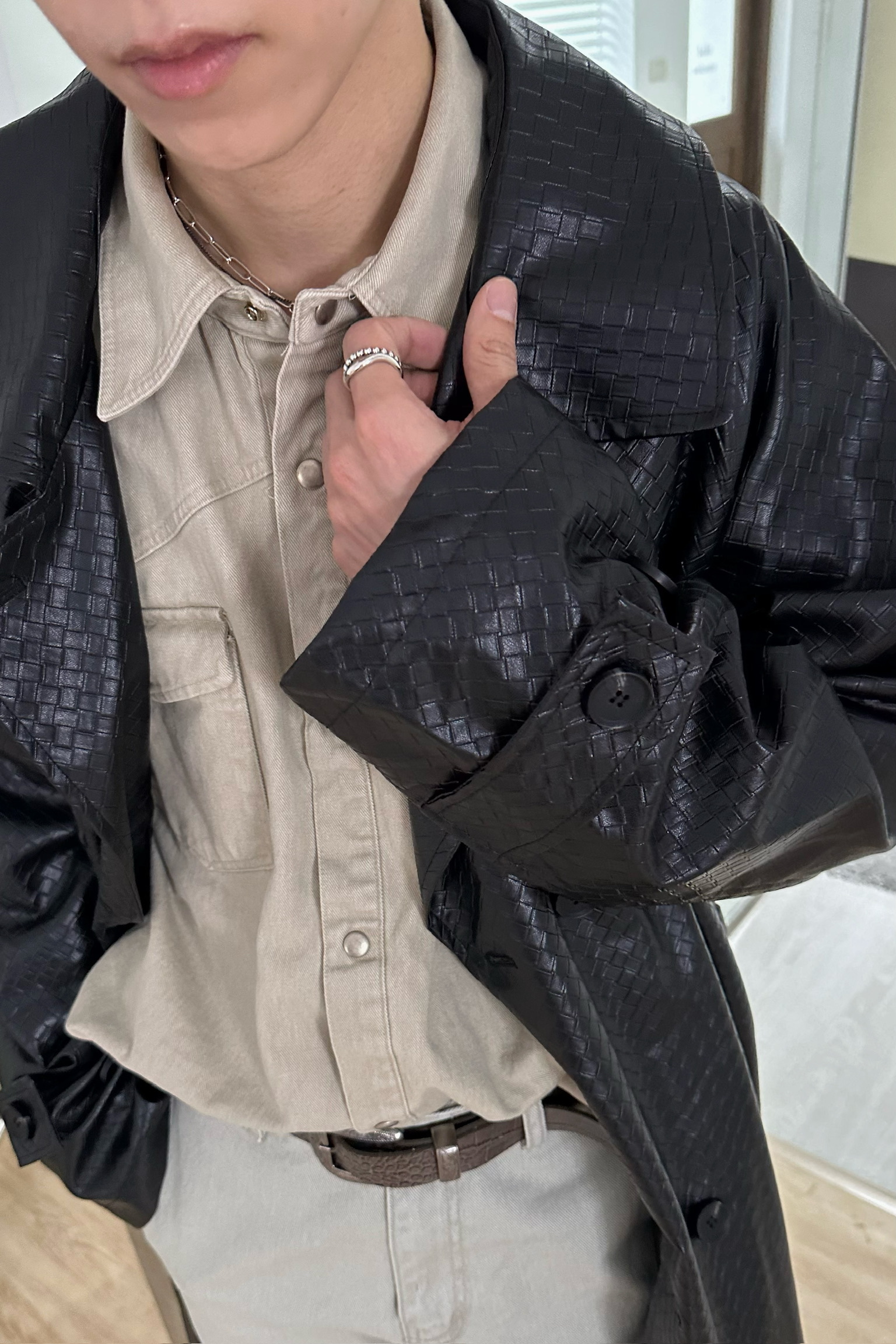 圈圈堆疊戒指（純銀）