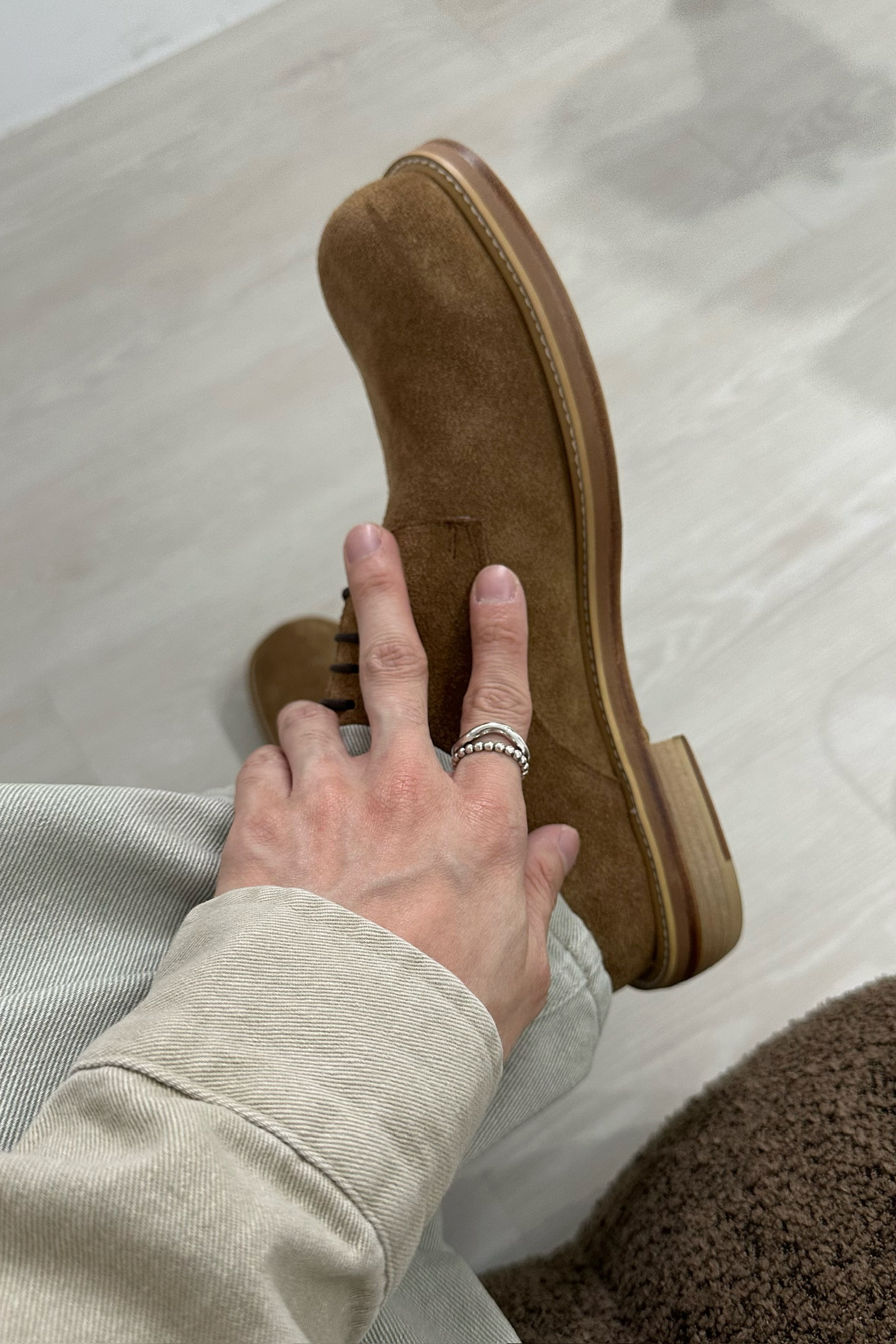 圈圈堆疊戒指（純銀）