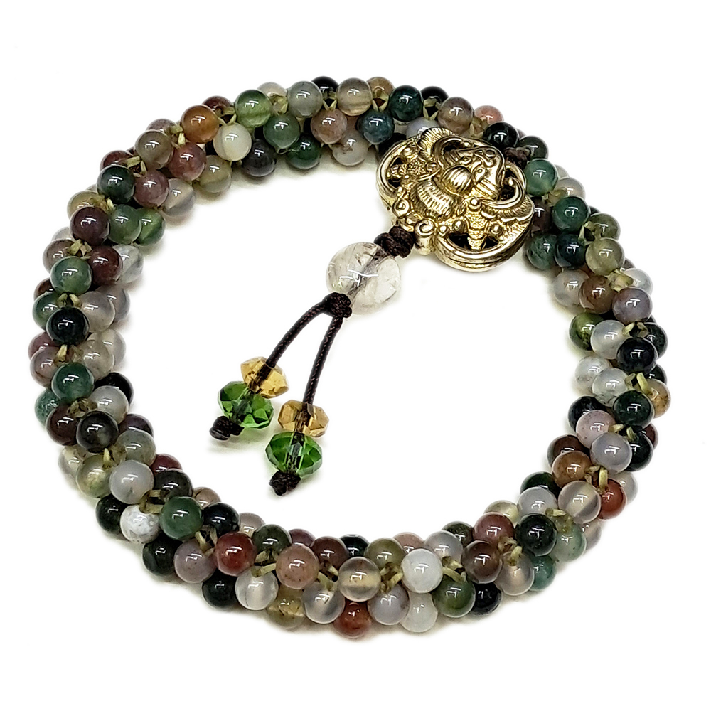 福在眼前&印度瑪瑙手環【十方】131039