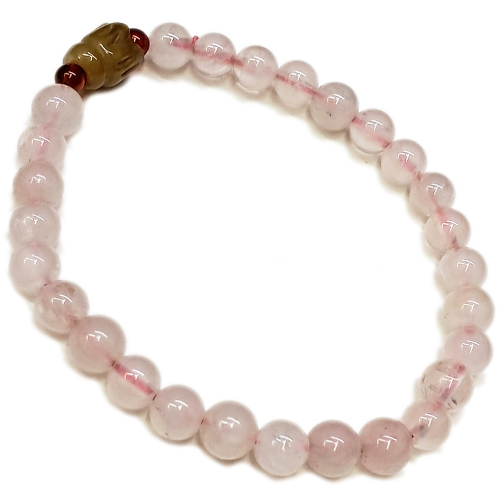 玉蓮苞+粉晶手珠6mm【十方】146152