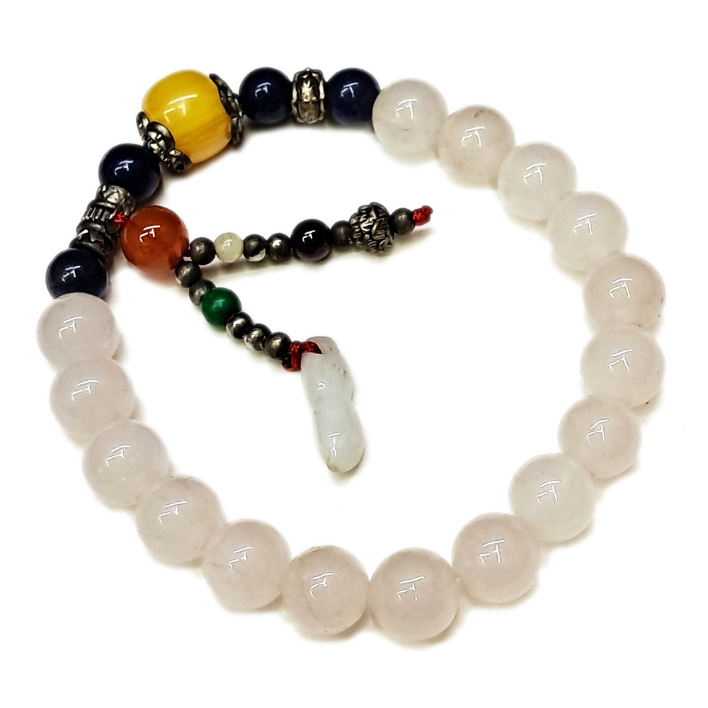 蜜納+粉晶手珠8mm【十方】139916