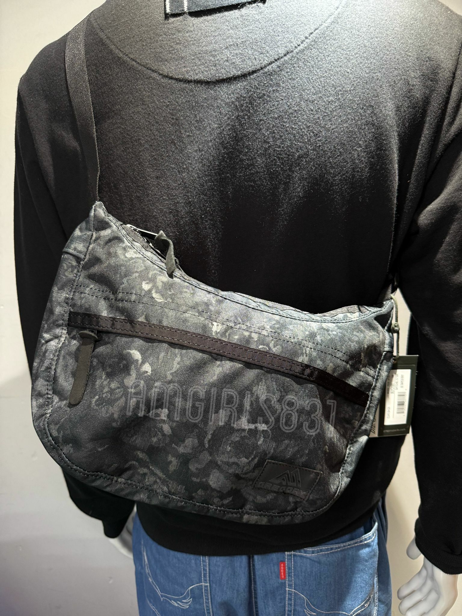 Gregory satchel s black tapestry