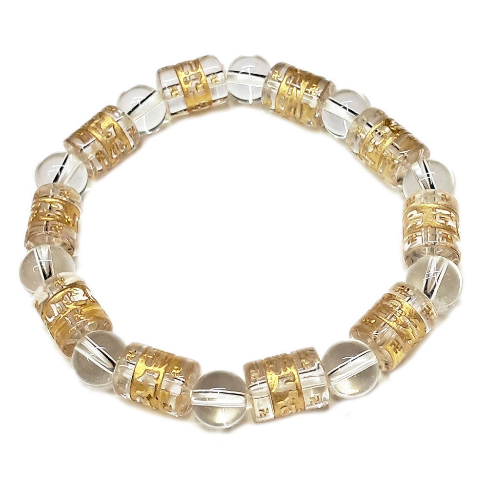 轉經輪水晶手珠【十方】139438