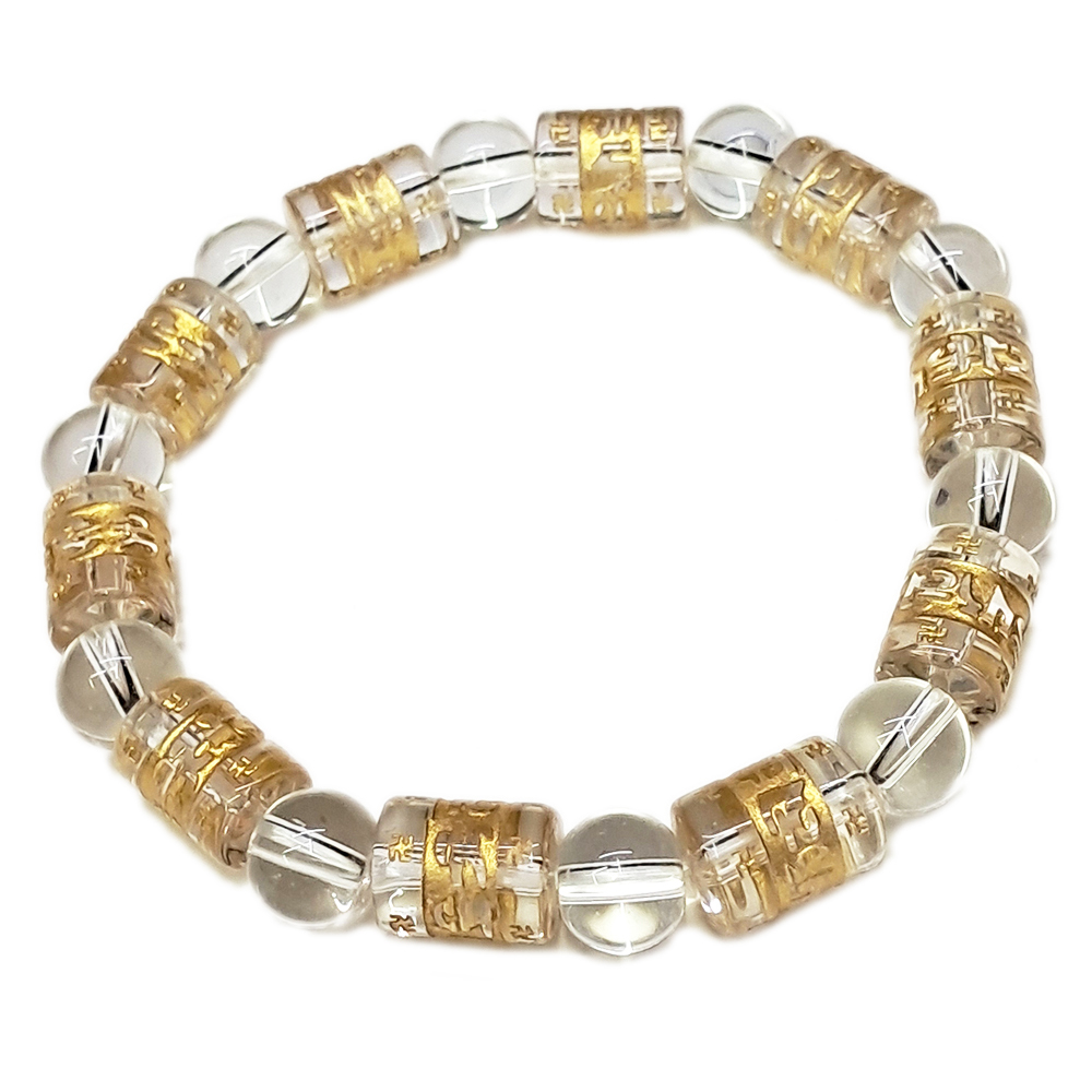 轉經輪水晶手珠【十方】139438