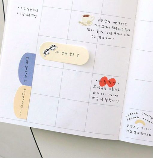 標籤 160枚便利貼 memo #1964｜韓國Suatelier