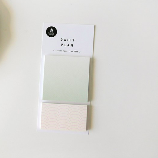 綠色漸層 80枚便利貼 memo #1966｜韓國Suatelier