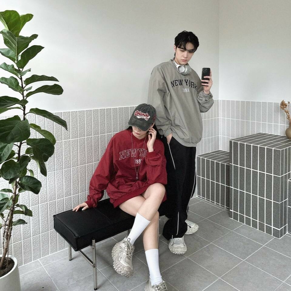 New York 美式復古長袖球衣 (4colors)