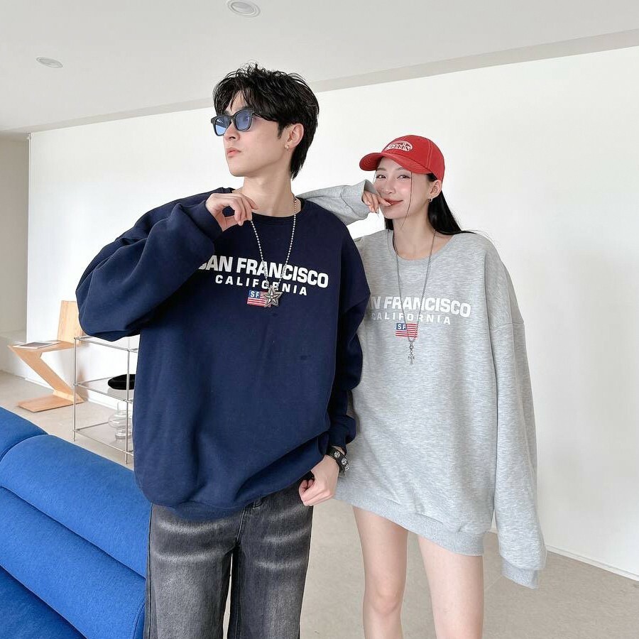 SAN FRANCISCO 印花大學T (3colors)