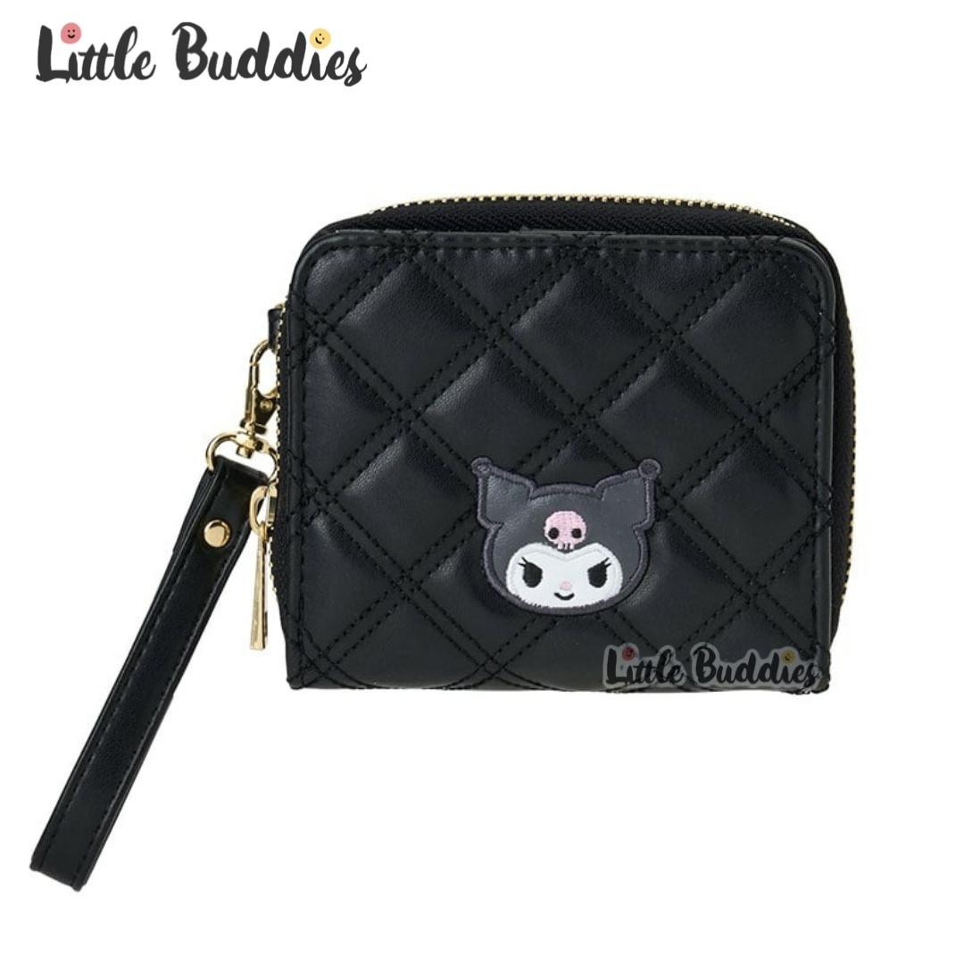 日本 Sanrio PU皮車線壓紋銀包