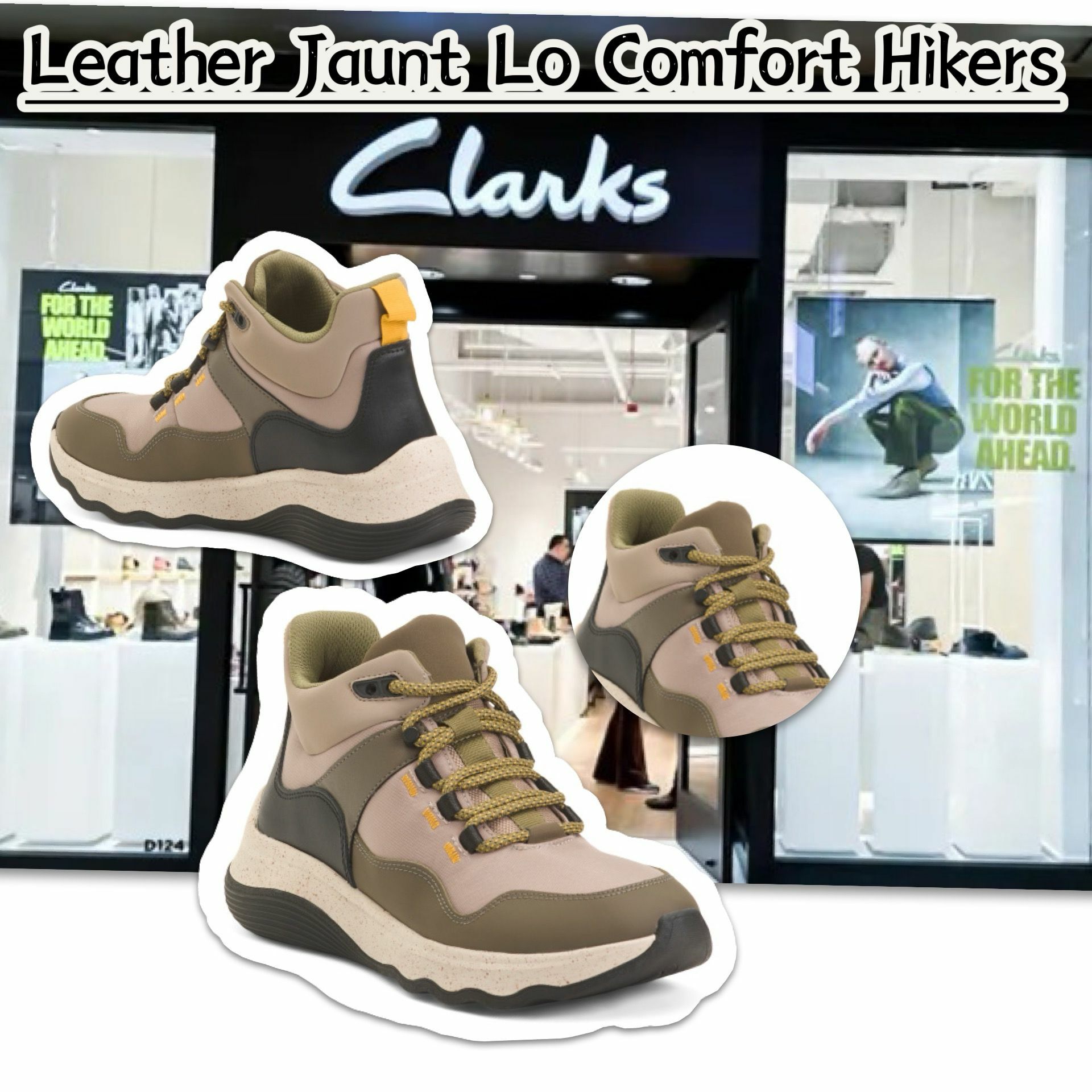 【預購】CLARKS Leather G111416 女裝運動鞋