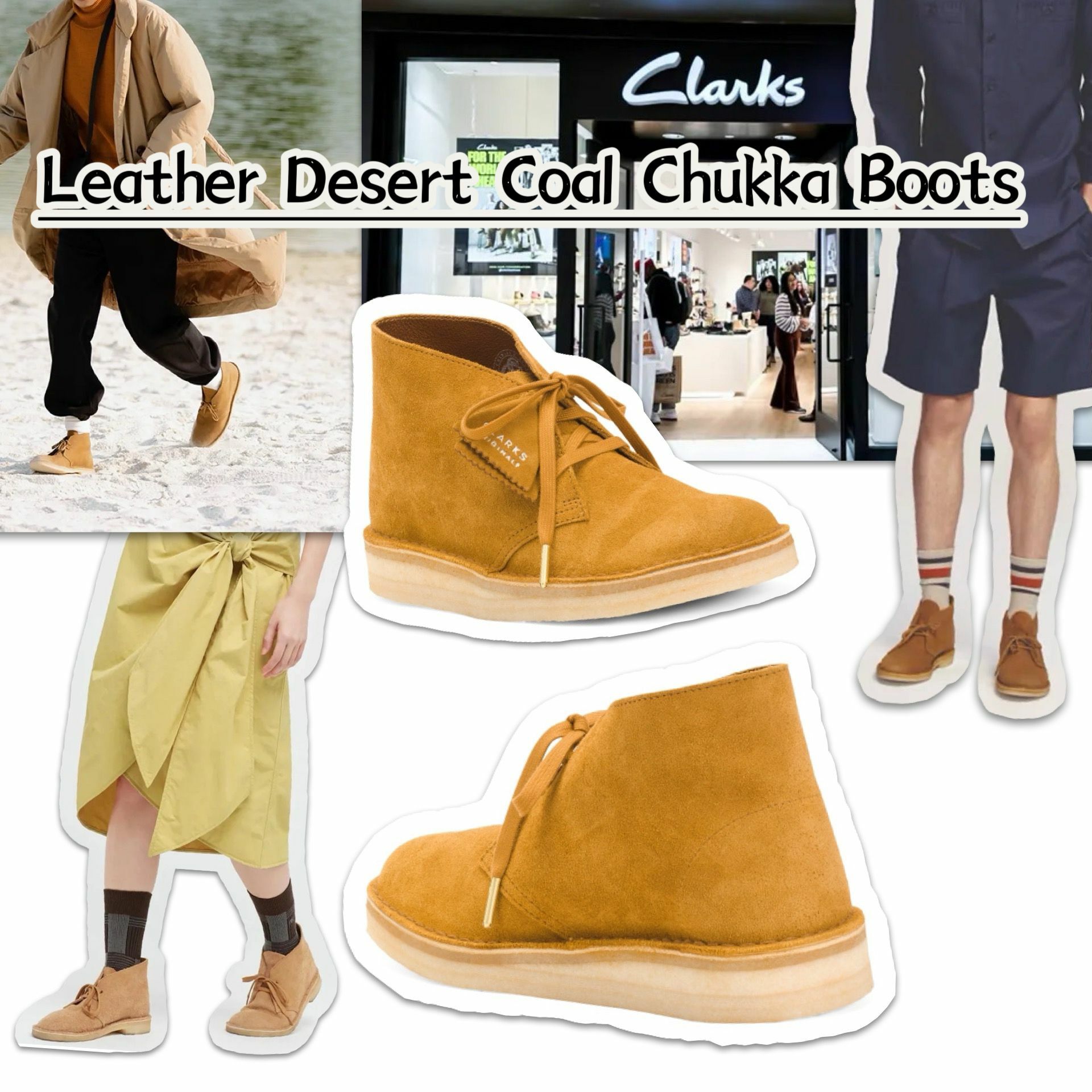 【預購】CLARKS Leather G111418 女裝短靴