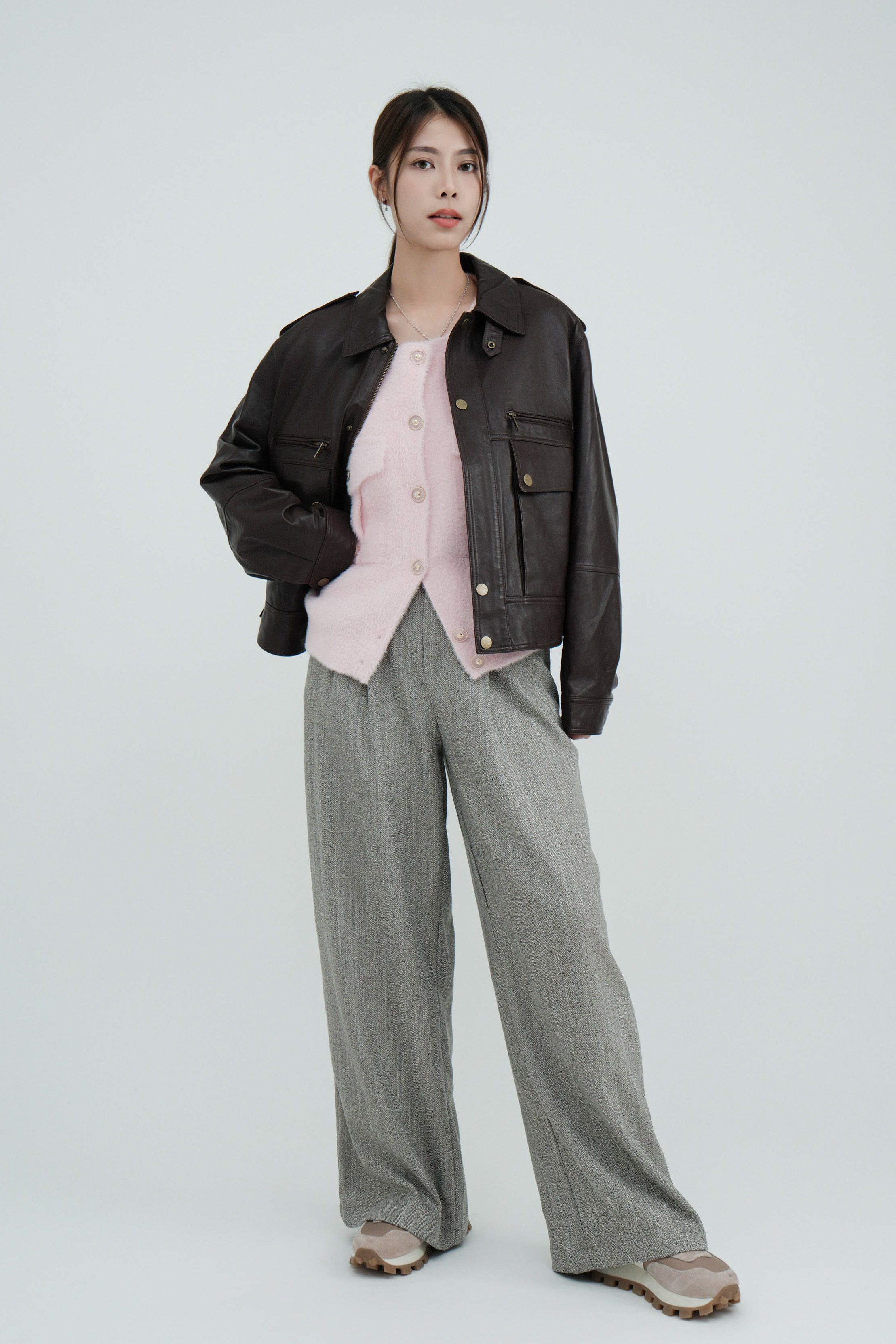 FW24_0177（皮褸＋背心外套＋長褲）