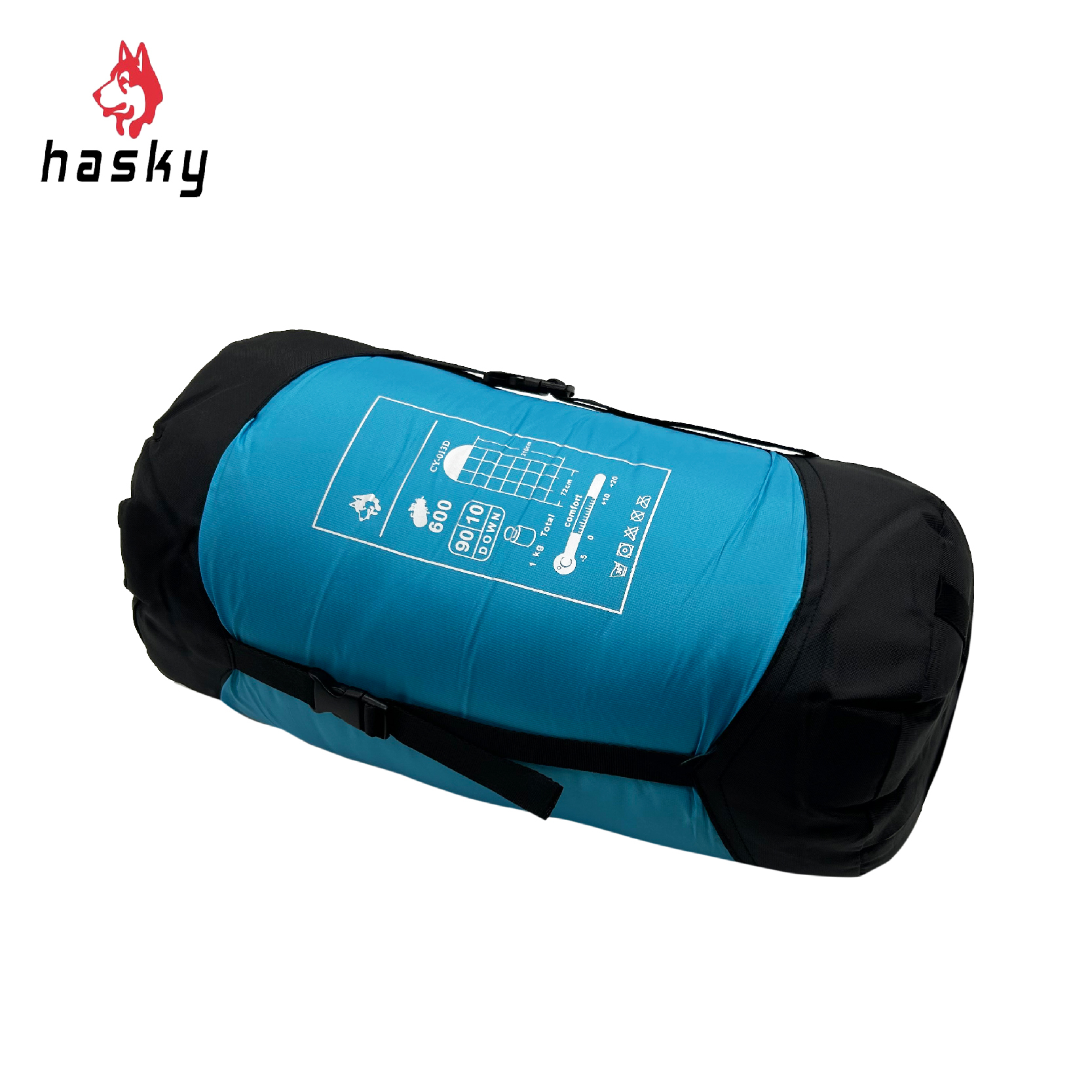 Hasky 哈斯凱 輕量保暖羽絨睡袋 600FP 保暖/透氣/登山睡袋/旅遊 62CHK031D