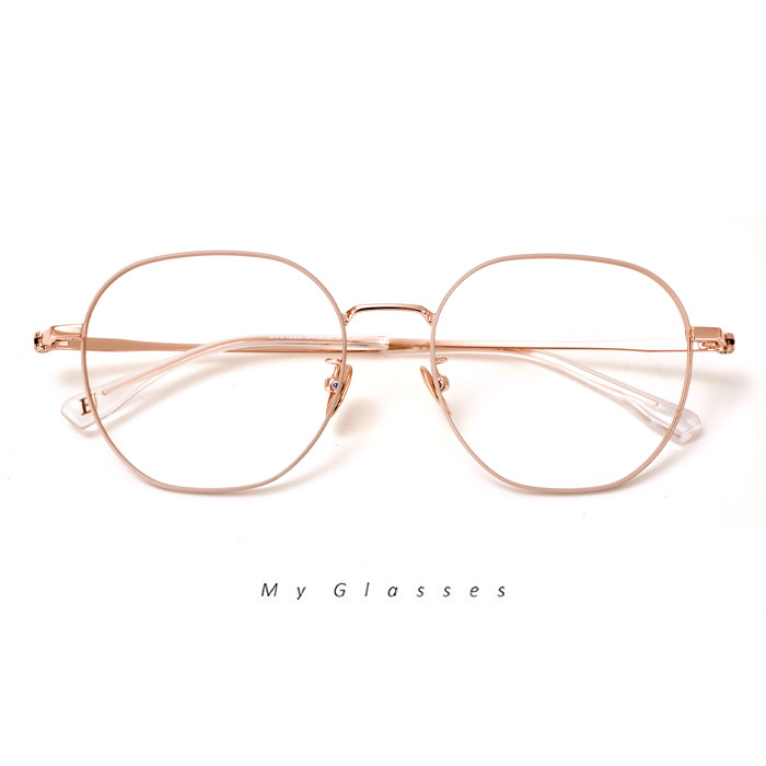 C435鈦金屬多邊形眼鏡