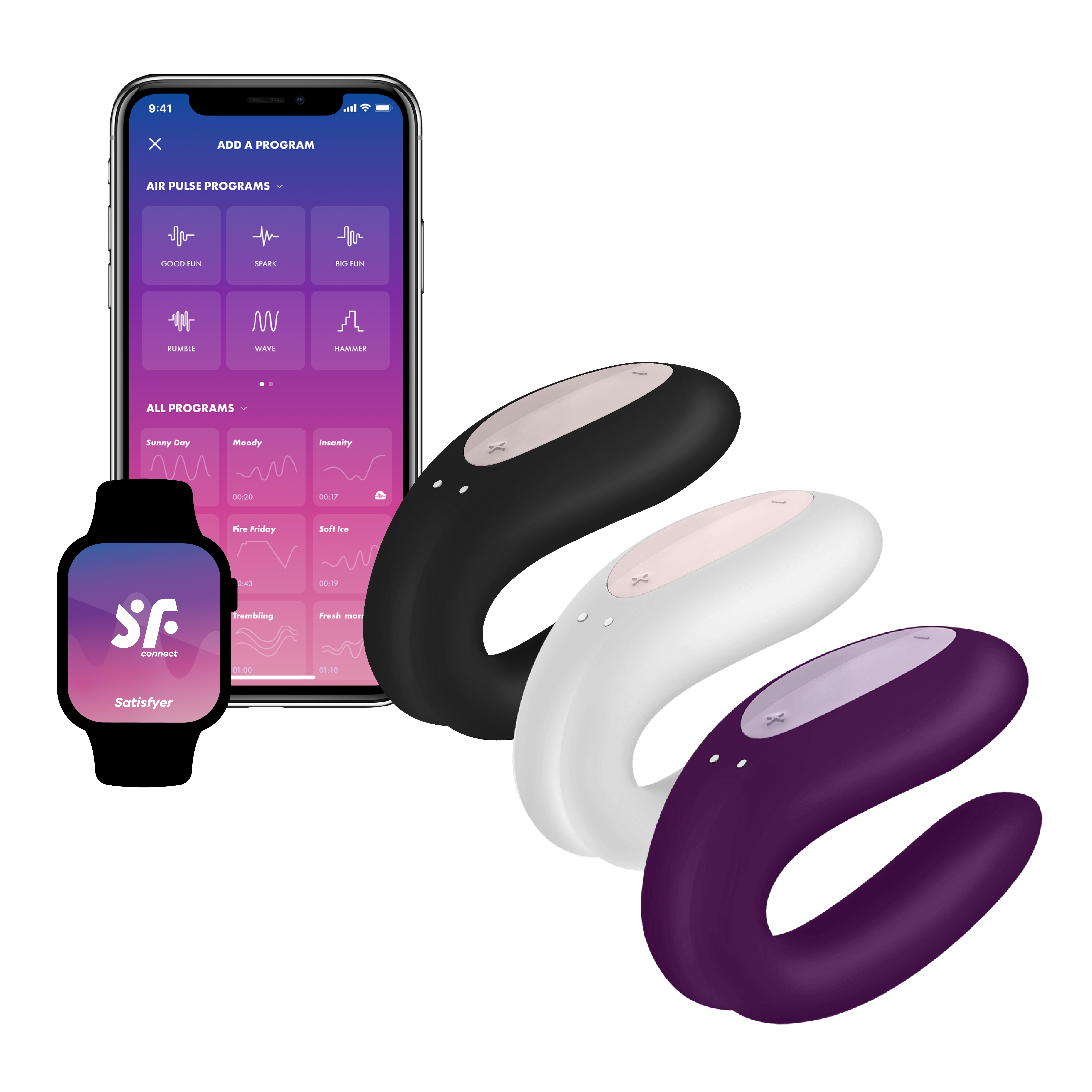 德國Satisfyer Double Joy 智能雙人共震器