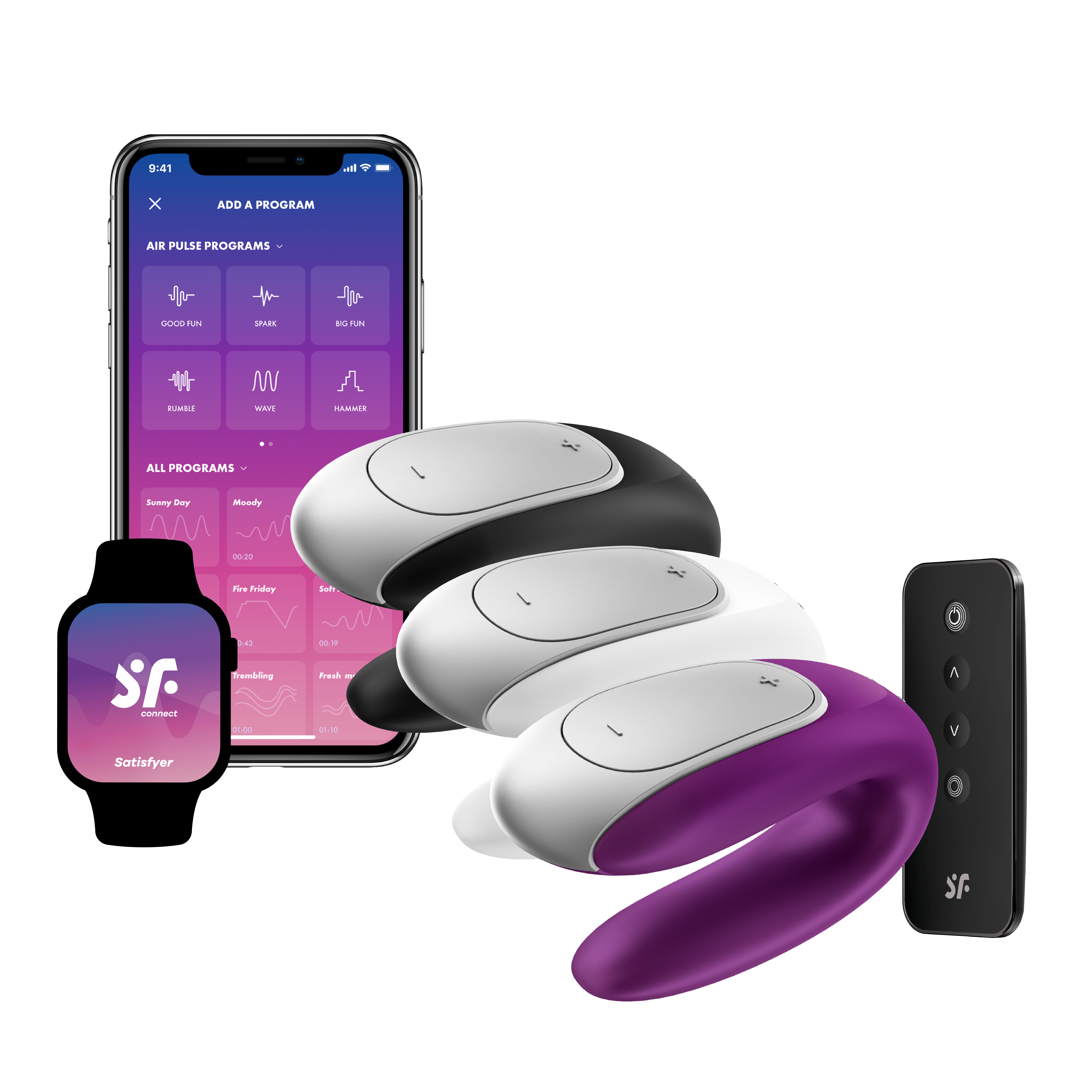 德國Satisfyer Double Fun 智能遙控雙人共震器