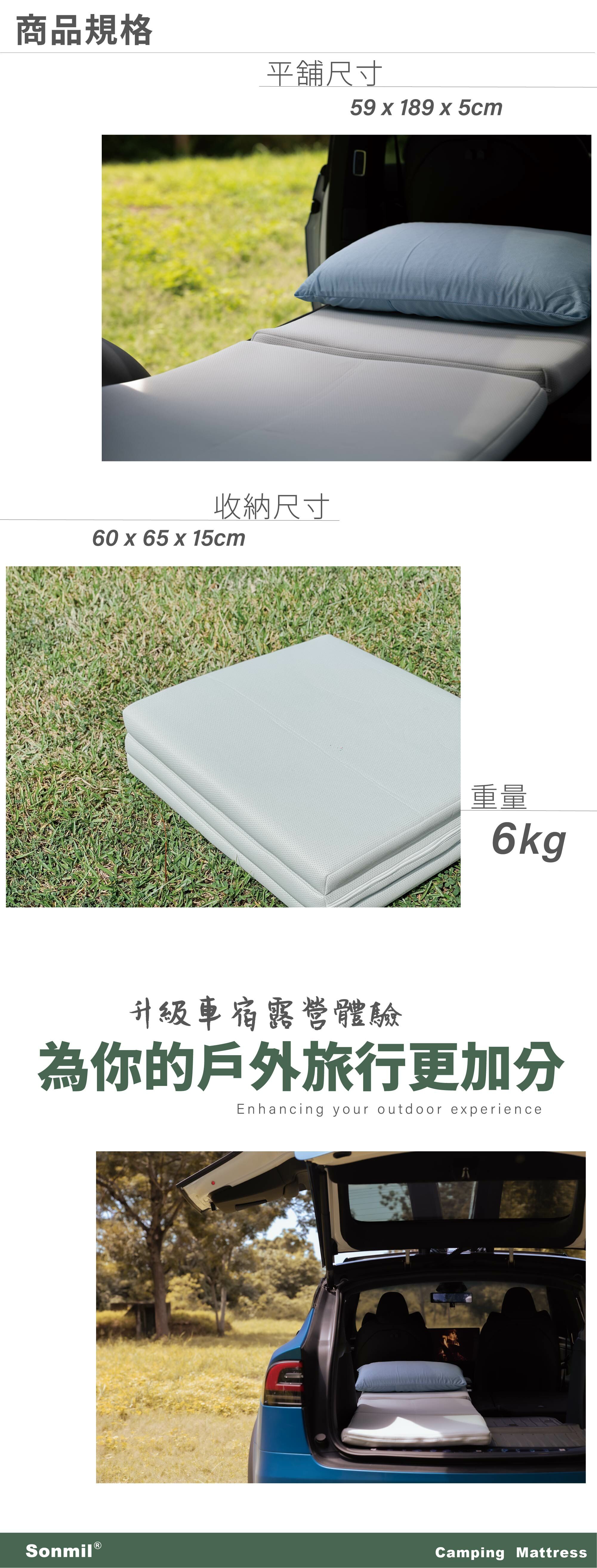 商品規格與尺寸，升級你的露營體驗，為戶外旅行更加分