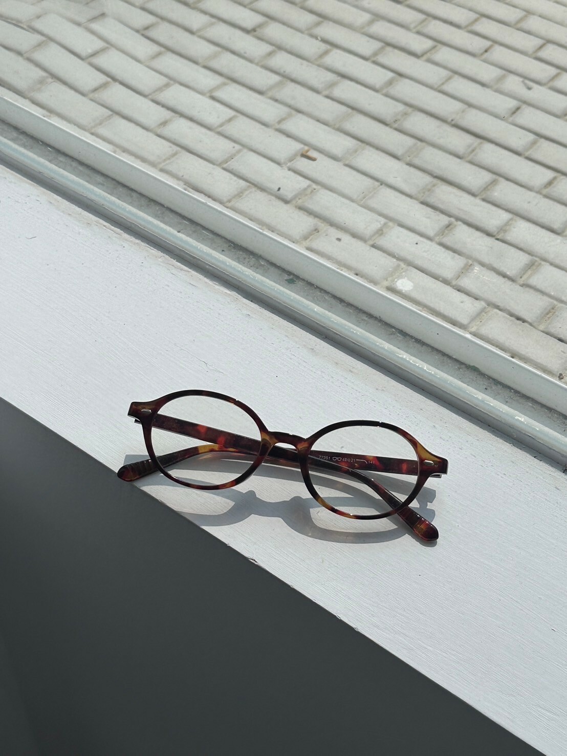 miu系復古豹紋小圓眼鏡👓（附眼鏡盒+布）