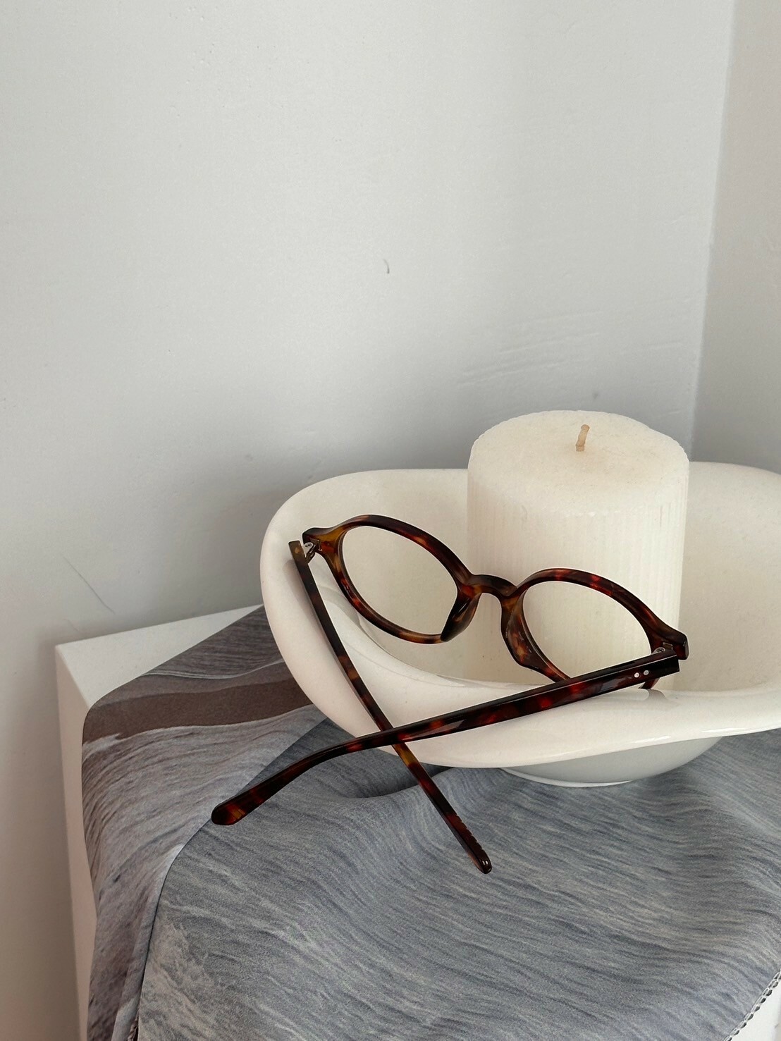 miu系復古豹紋小圓眼鏡👓（附眼鏡盒+布）