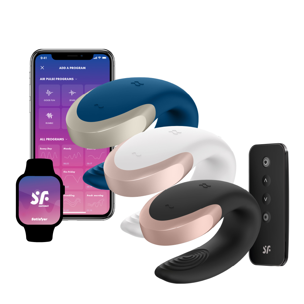 德國Satisfyer Double Love 智能遙控雙人共震器