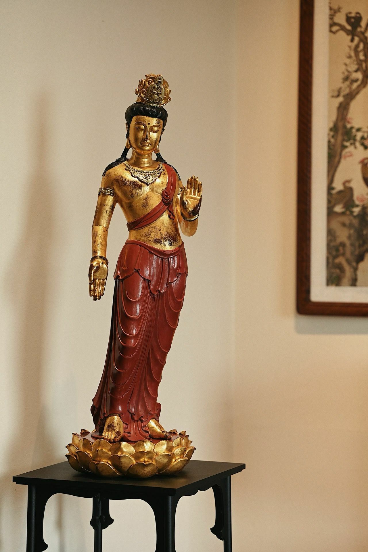 Fragrant wood x gold foil "Guanyin"