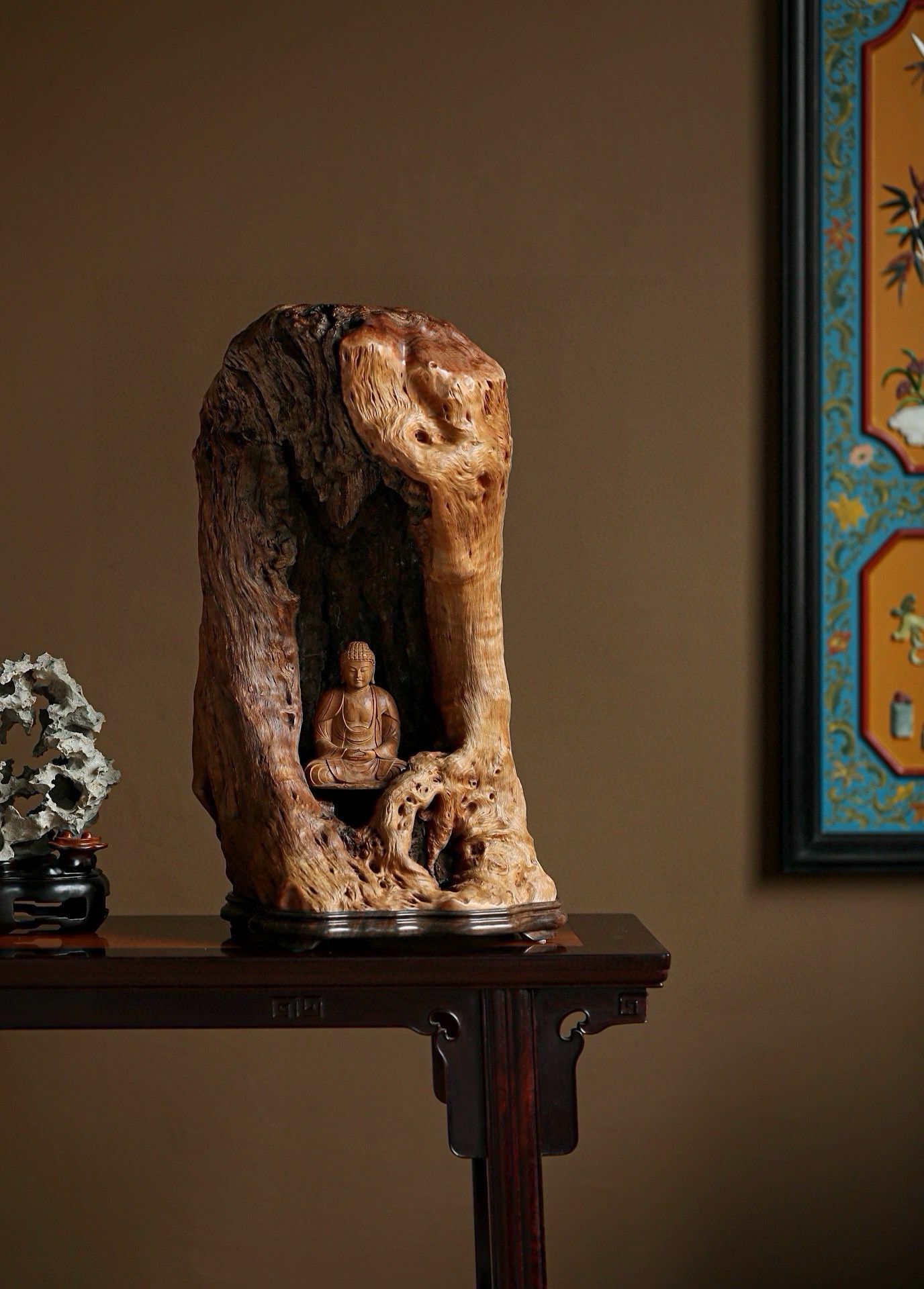 Lychee wood "Buddha niche"