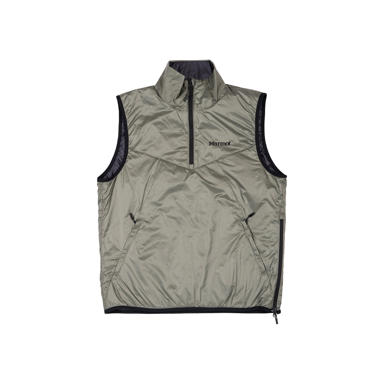 Marmot Men's Alternative Insulation Vest 男款半開襟立領保暖背心 TSAUO034-J027 卡其綠 [HappyOutdoor]