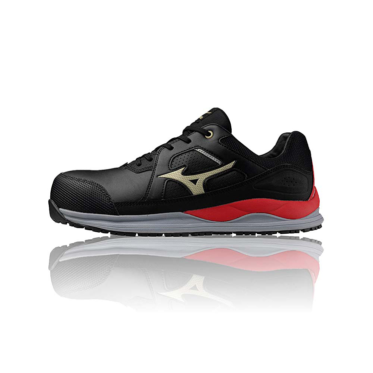 PRIME FIT HW II 11L 美津濃防護鞋「黑色x紅色」F1GA247109