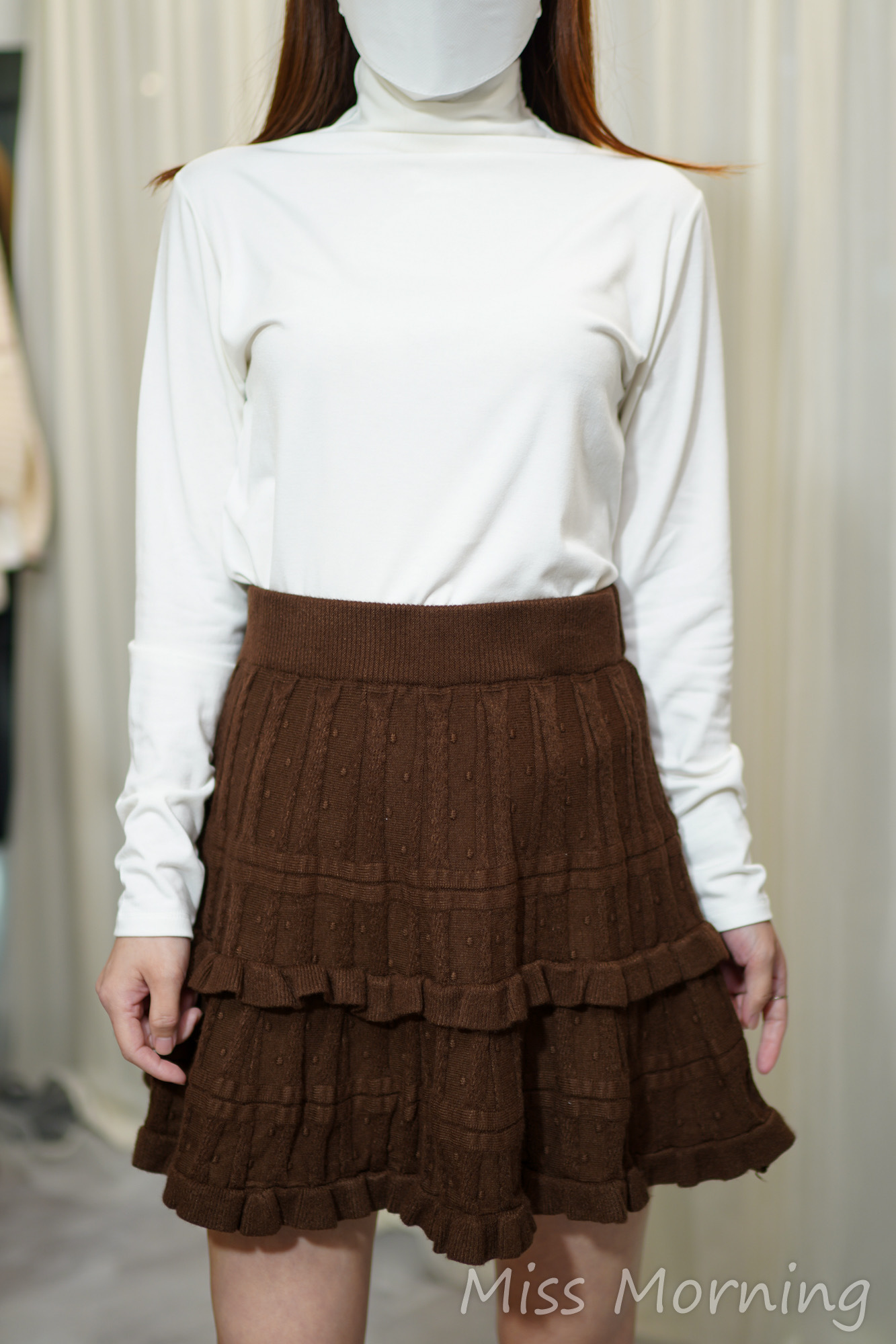 溫柔絨底衫(14287)&傘款針織裙(33849)